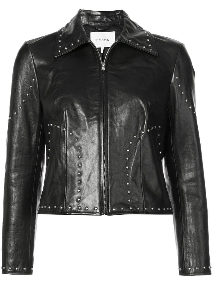 Frame Denim Slim Fit Jacket - Black