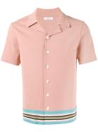 Valentino Striped Shirt, Men's, Size: Large, Pink/purple, Viscose/polyester