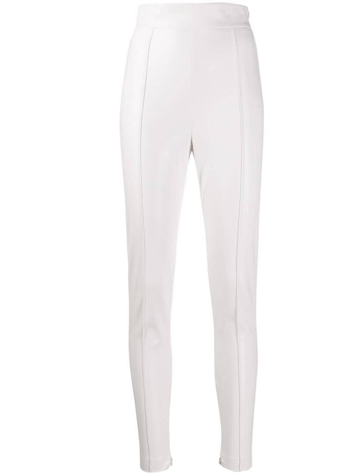 Ermanno Scervino Faux Leather Skinny Trousers - White