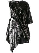 Marques'almeida Sequin Embellished Dress - Silver