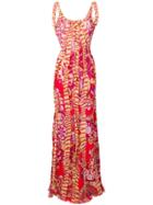 Etro Ruffled Paisley-print Dress - Red
