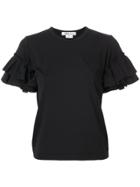 Comme Des Garçons Comme Des Garçons Ruffled Sleeves T-shirt - Black