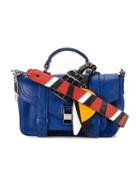Proenza Schouler - Patchwork Strap Ps 1 Satchel - Women - Leather - One Size, Women's, Blue, Leather