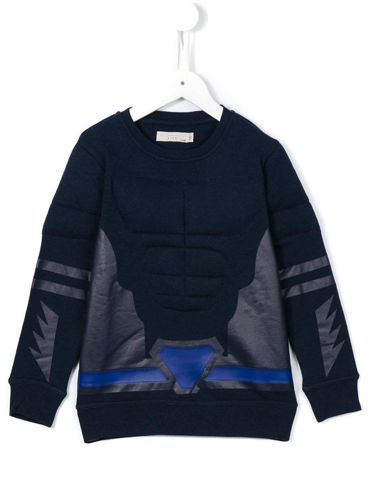 Stella Mccartney Kids Embossed Printed Sweatshirt, Boy's, Size: 8 Yrs, Blue