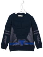 Stella Mccartney Kids Embossed Printed Sweatshirt, Boy's, Size: 8 Yrs, Blue