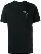 Rag & Bone Embroidered Flower T-shirt, Men's, Size: Xl, Black, Cotton