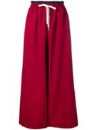 Marni Paperbag Waist Drawstring Trousers - Red