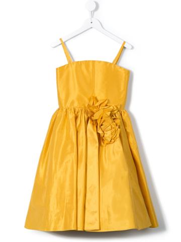 Little Bambah - Sunshine Dress - Kids - Silk - 10 Yrs, Yellow/orange