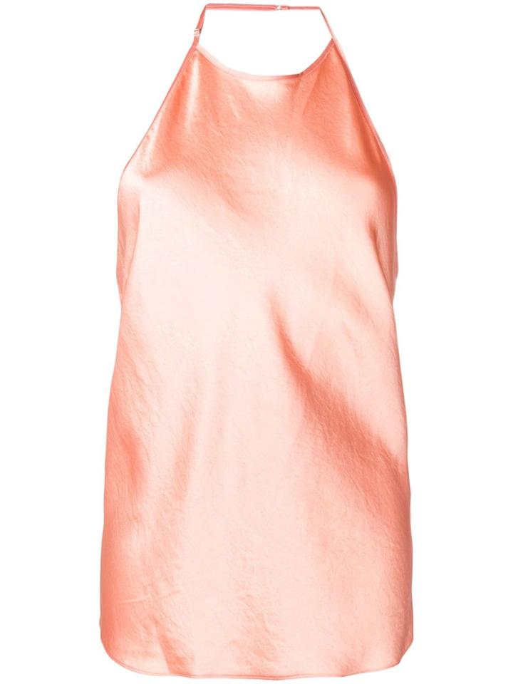 T By Alexander Wang Halterneck Vest - Orange