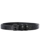 Haider Ackermann - Buckled Belt - Men - Leather - M, Black, Leather