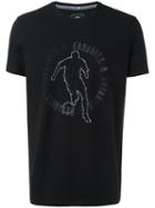 Dirk Bikkembergs Logo Print T-shirt, Men's, Size: Xl, Black, Cotton/spandex/elastane