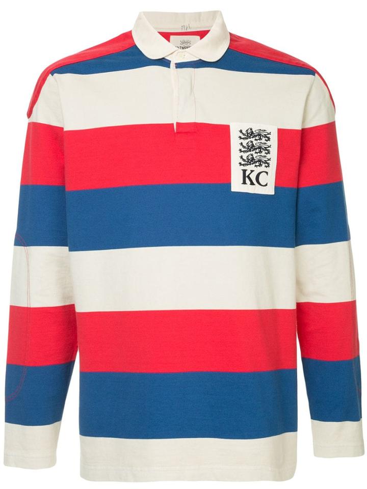 Kent & Curwen Striped Rugby Polo Shirt - Multicolour