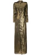 Ralph Lauren Collection Sequin Shirt Dress - Gold