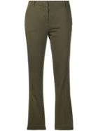 Aspesi Slim-fit Cropped Trousers - Green