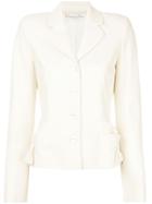 Christian Dior Vintage Classic Fitted Jacket - White