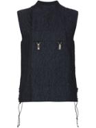 Alexandre Plokhov Dispatch Vest, Women's, Size: 38, Blue, Cotton/polyamide