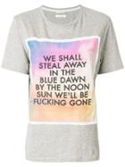 Each X Other We Shall Steal Away T-shirt - Grey