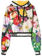 Dolce & Gabbana Floral Print Hoodie - Black