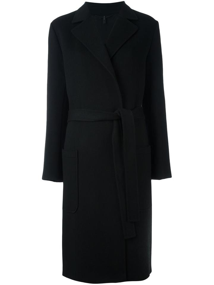 Helmut Lang Long Belted Coat