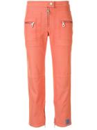 Chanel Pre-owned Sports Line Zip Detail Trousers - Orange
