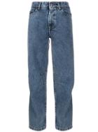 Matthew Adams Dolan High-rise Straight Jeans - Blue