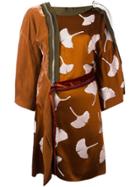 3.1 Phillip Lim Sequin Ginkgo Kimono Dress - Yellow & Orange