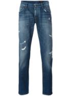 Dolce & Gabbana - Distressed Jeans - Men - Cotton - 54, Blue, Cotton