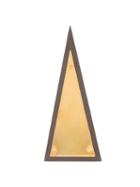 J.w. Anderson Triangle Earring, Women's, Metallic, Gold/plastic