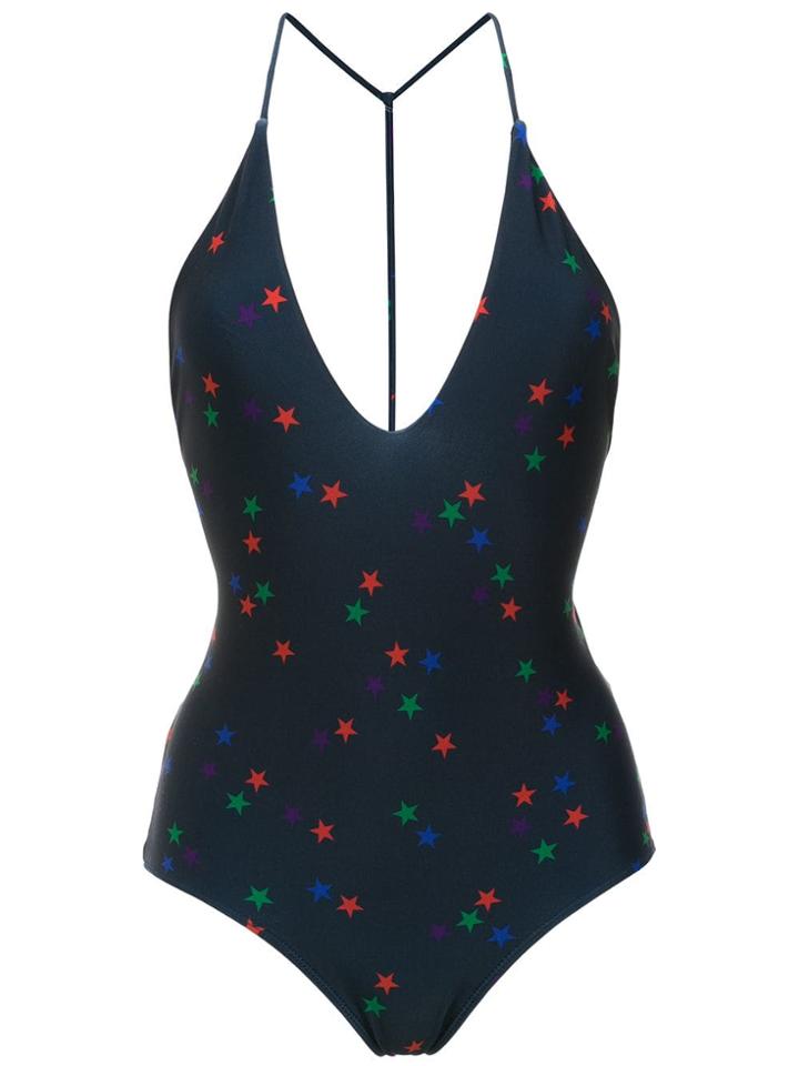 Nk Printed Swimsuit - Blue