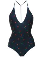 Nk Printed Swimsuit - Blue