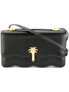 Hermès Pre-owned Palm Tree Motif Shoulder Bag - Black