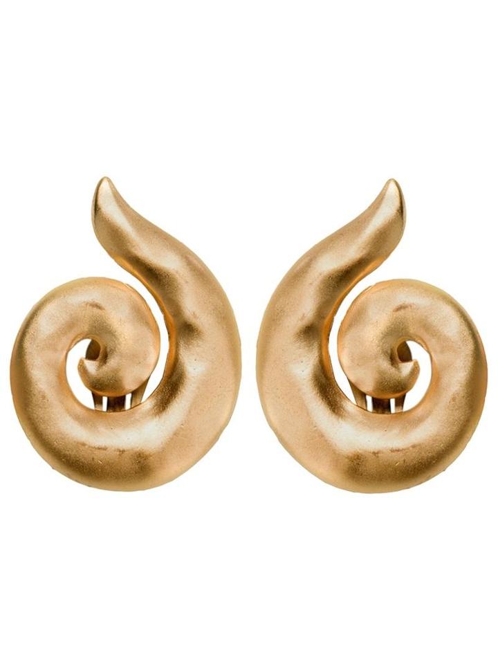 Yves Saint Laurent Vintage Spiral Earrings