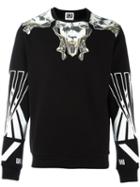 Les Hommes Urban All Over Print Sweatshirt, Men's, Size: Xl, Black, Cotton