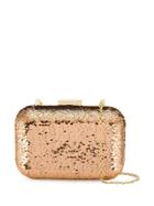 Love Moschino Embellished Clutch Bag - Gold