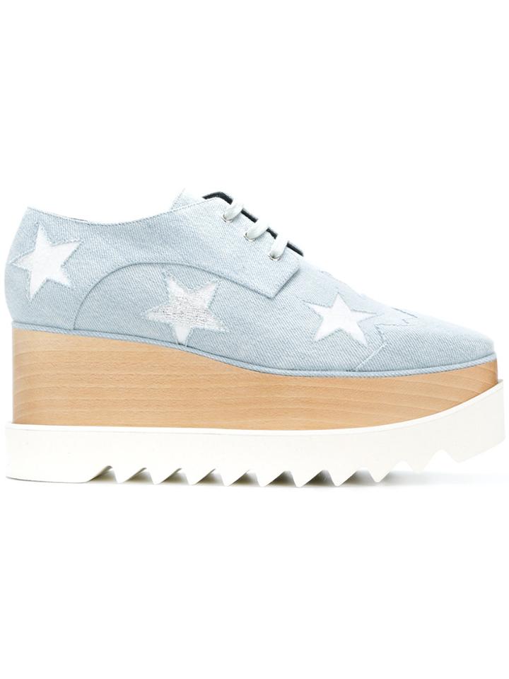 Stella Mccartney Denim Elyse Sneakers - Blue