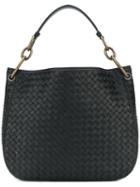 Bottega Veneta Nero Intrecciato Nappa Loop Bag - Black