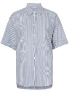 Lee Mathews Riley Boxy Short Sleeve Shirt - Blue