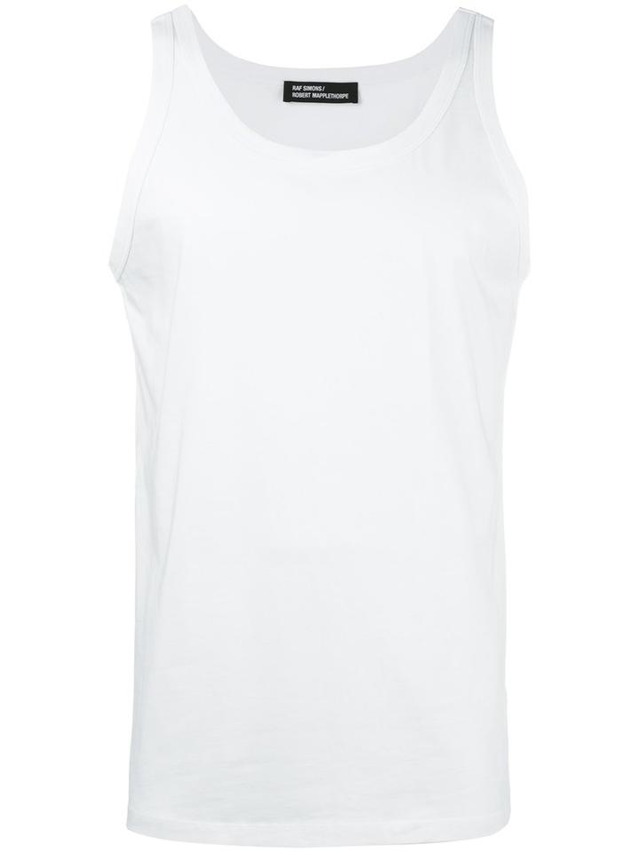 Raf Simons Classic Tank, Men's, Size: Xl, White, Cotton