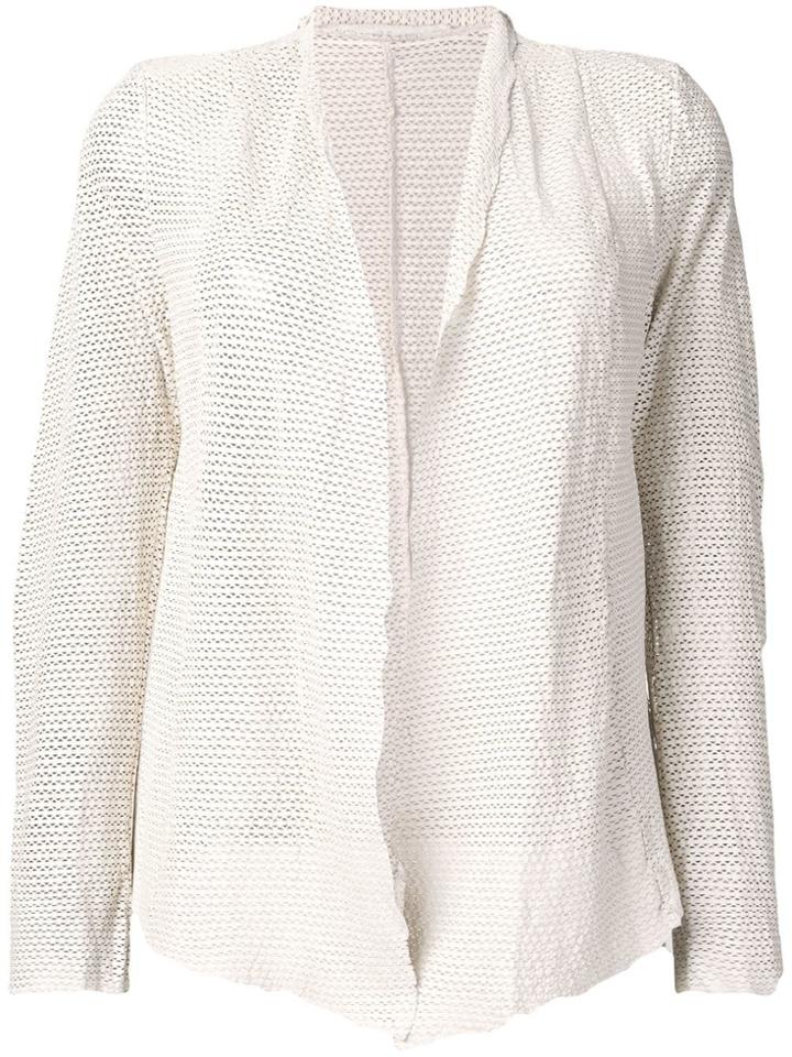 Salvatore Santoro Open Front Blazer - White
