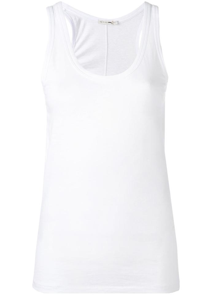 Rag & Bone Classic Vest-top, Women's, Size: Xs, White, Cotton