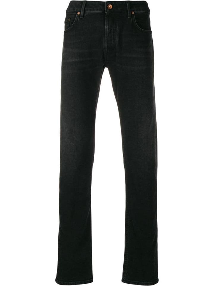 Hand Picked Ravello Straight-leg Jeans - Black