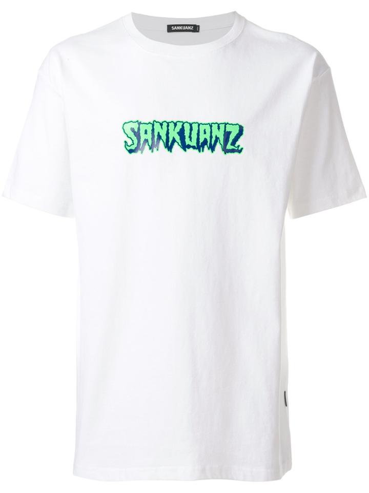 Sankuanz Logo Print T-shirt - White