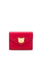 Moschino Embellished Wallet - Red