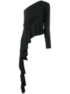 16arlington Off-shoulder Blouse - Black