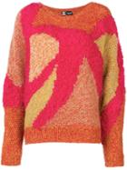 Kansai Yamamoto Pre-owned Abstract Pattern Jumper - Pink