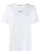 Nº21 Logo Print Crew Neck T-shirt - White