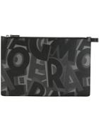 Salvatore Ferragamo Printed Clutch