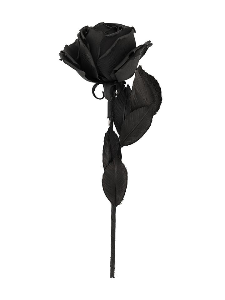 Undercover Rose Lapel Pin - Black