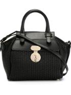 Giorgio Armani Woven Bowling Tote