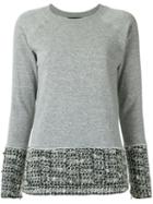Andrea Bogosian - Knit Top - Women - Cotton/polyester - M, Grey, Cotton/polyester